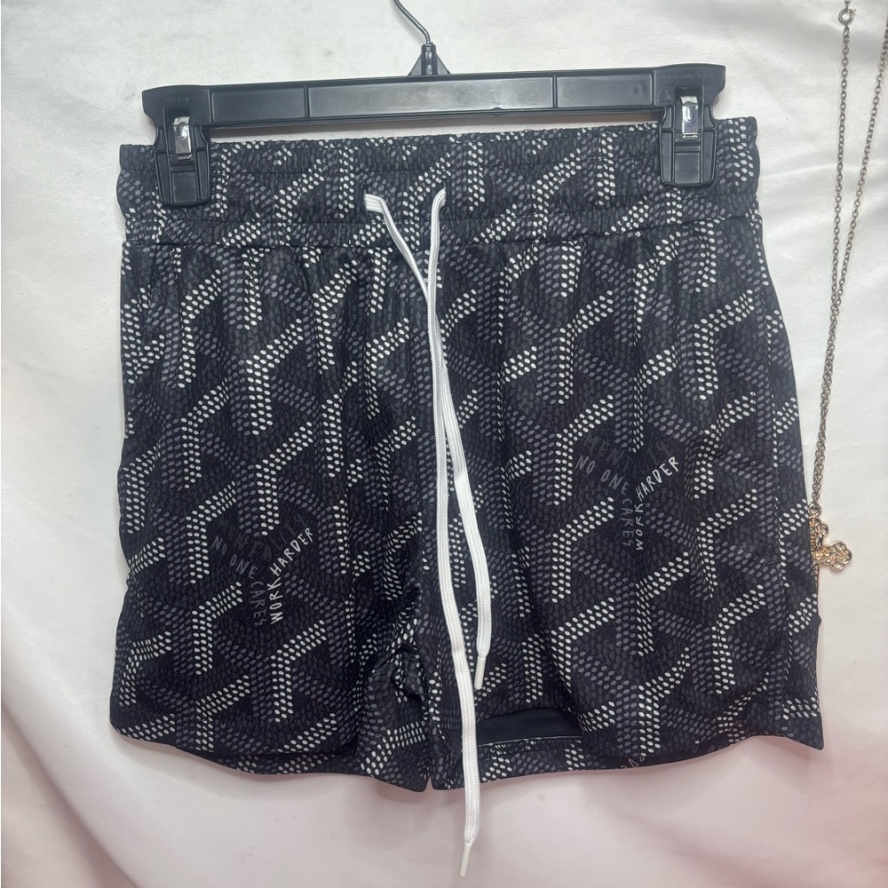 Men’s small mentality no one cares work harder shorts